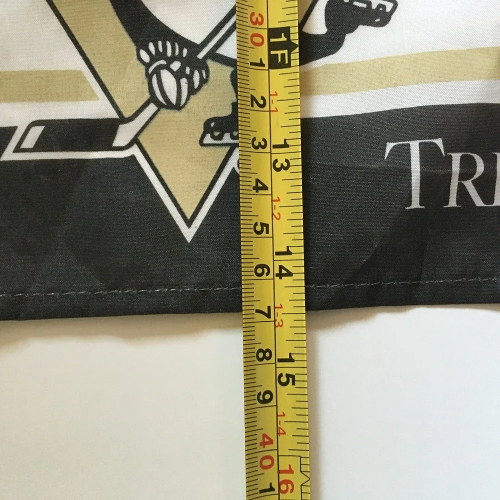 2009 Pittsburgh Penguins Stanley Cup Champion Flag NHL - EXCELLENT CONDITION - Picture 4 of 4